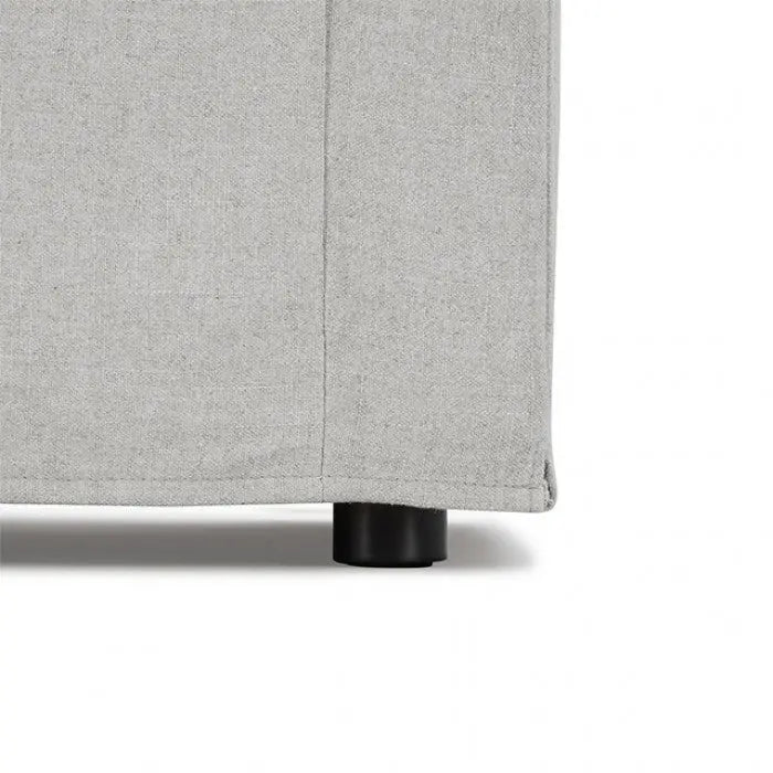 Vara Sofa – Light Gray Linen with Feather Blend Cushions Denmark Home