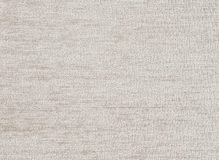 Montreux Transitional Chair – Taupe Chenille with Faux Fur and Wood Trim Denmark Home