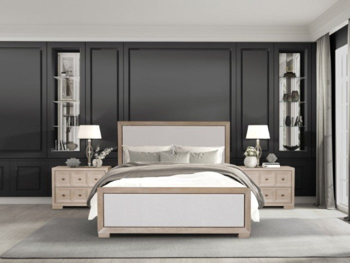 Axis 5-Piece Queen Bedroom Set – Tawny Oak (Modern Classic)