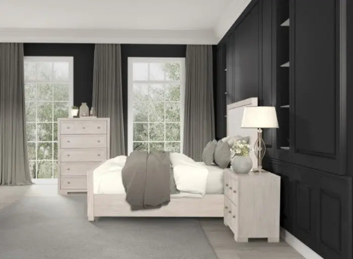 Axis 5-Piece Queen Bedroom Set – Tawny Oak (Modern Classic) Denmark Home