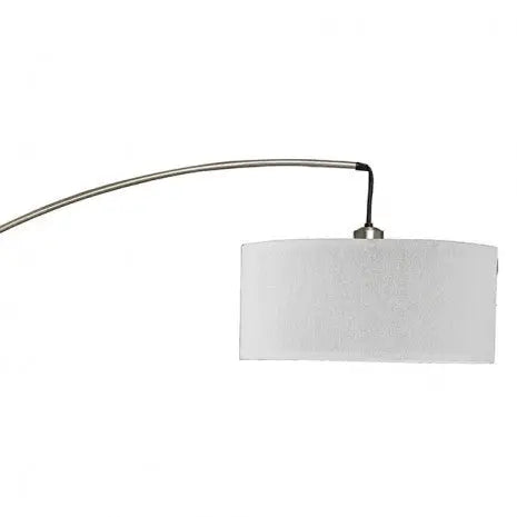 Marcell Arch Floor Lamp – Brushed Steel with Marble Base Denmark Home