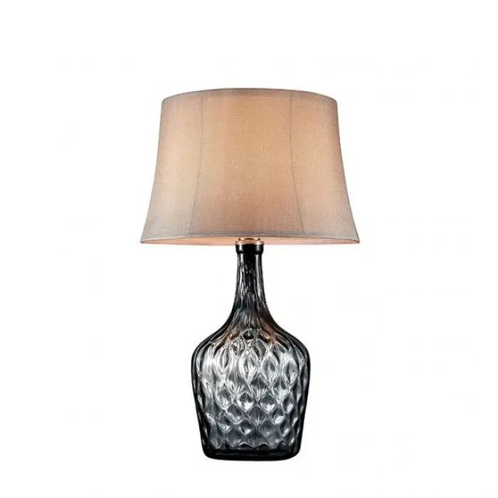 Lyra Table Lamp – Gray Hand-Blown Glass Denmark Home