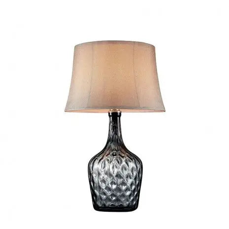 Lyra Table Lamp – Gray Hand-Blown Glass Denmark Home