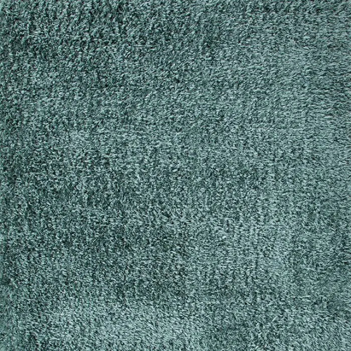 Solara Contemporary Solid Area Rug – Turquoise Denmark Home