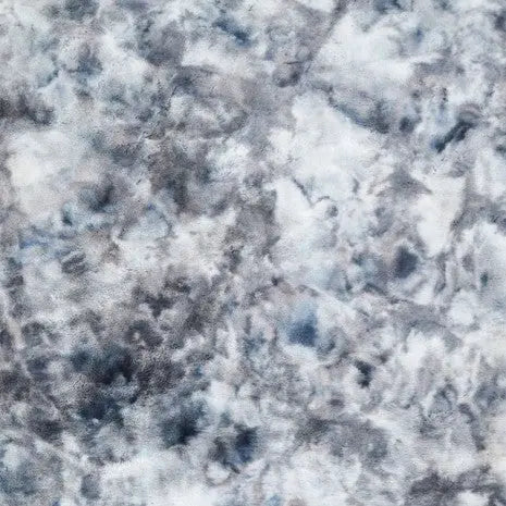 Manifest faux Rabbit Fur Area Rug – Tie-Dye Gray Denmark Home
