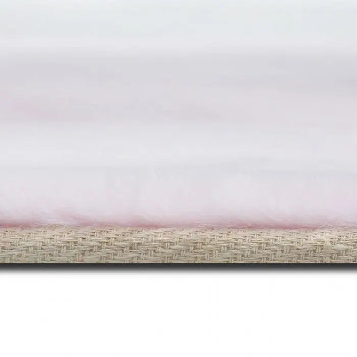 Manifest faux Rabbit Fur Area Rug – Tie-Dye pink Denmark Home