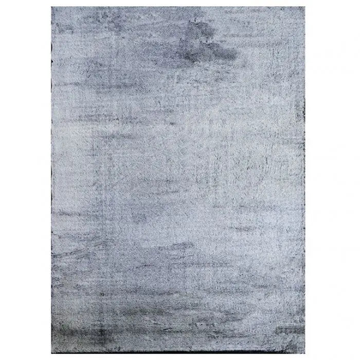 Manifest Faux Rabbit Fur Area Rug – Gray Denmark Home