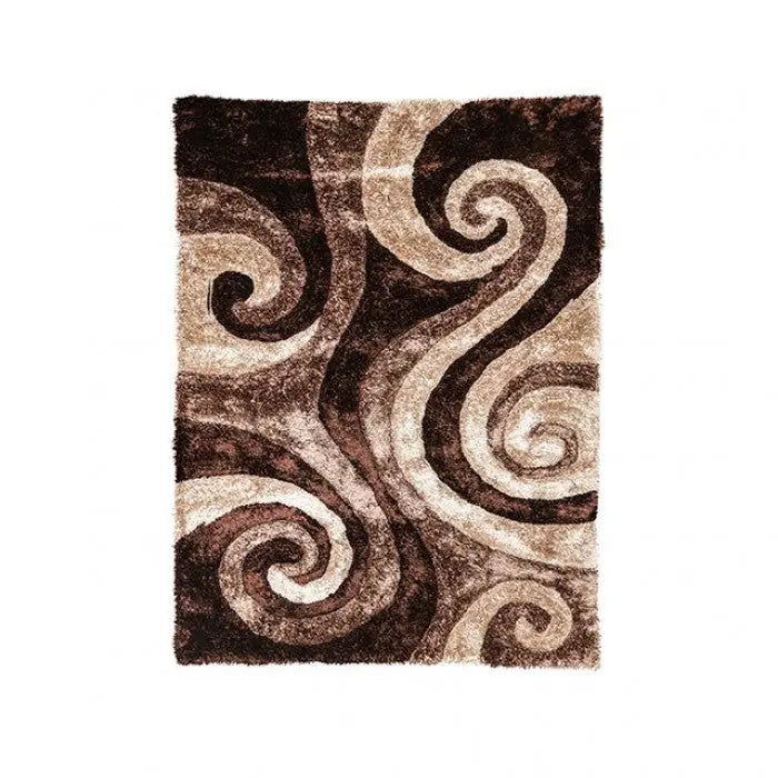 Terrain Contemporary 3D Area Rug – Brown & Beige Denmark Home