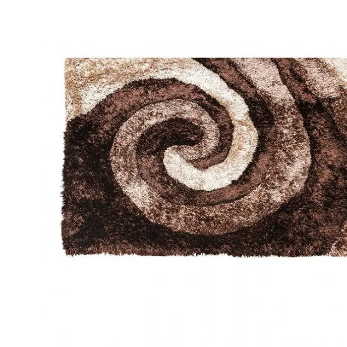 Terrain Contemporary 3D Area Rug – Brown & Beige Denmark Home