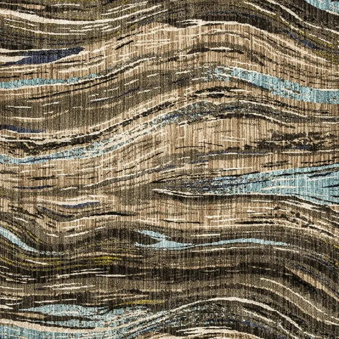 Arbor Contemporary Area Rug – Dark Brown Earth Tones Denmark Home
