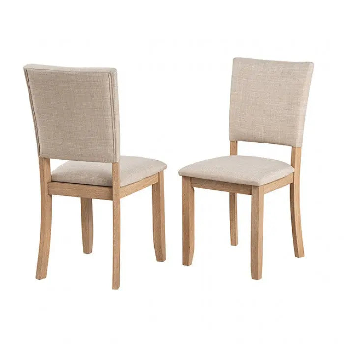 Norvik  Upholstered Dining Side Chair – Natural Wood Denmark Home